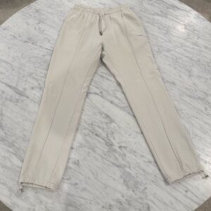 Stampd LA Men’s Sweatpants Cream / Off-White Drawstring Joggers Size Small